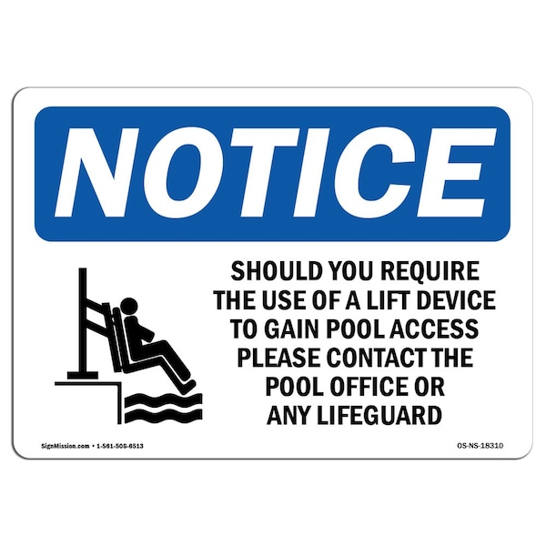 OSHA Notice Sign, 3.5" Height, Should You Require The Use Of Sign With Symbol, Landscape, 10PK